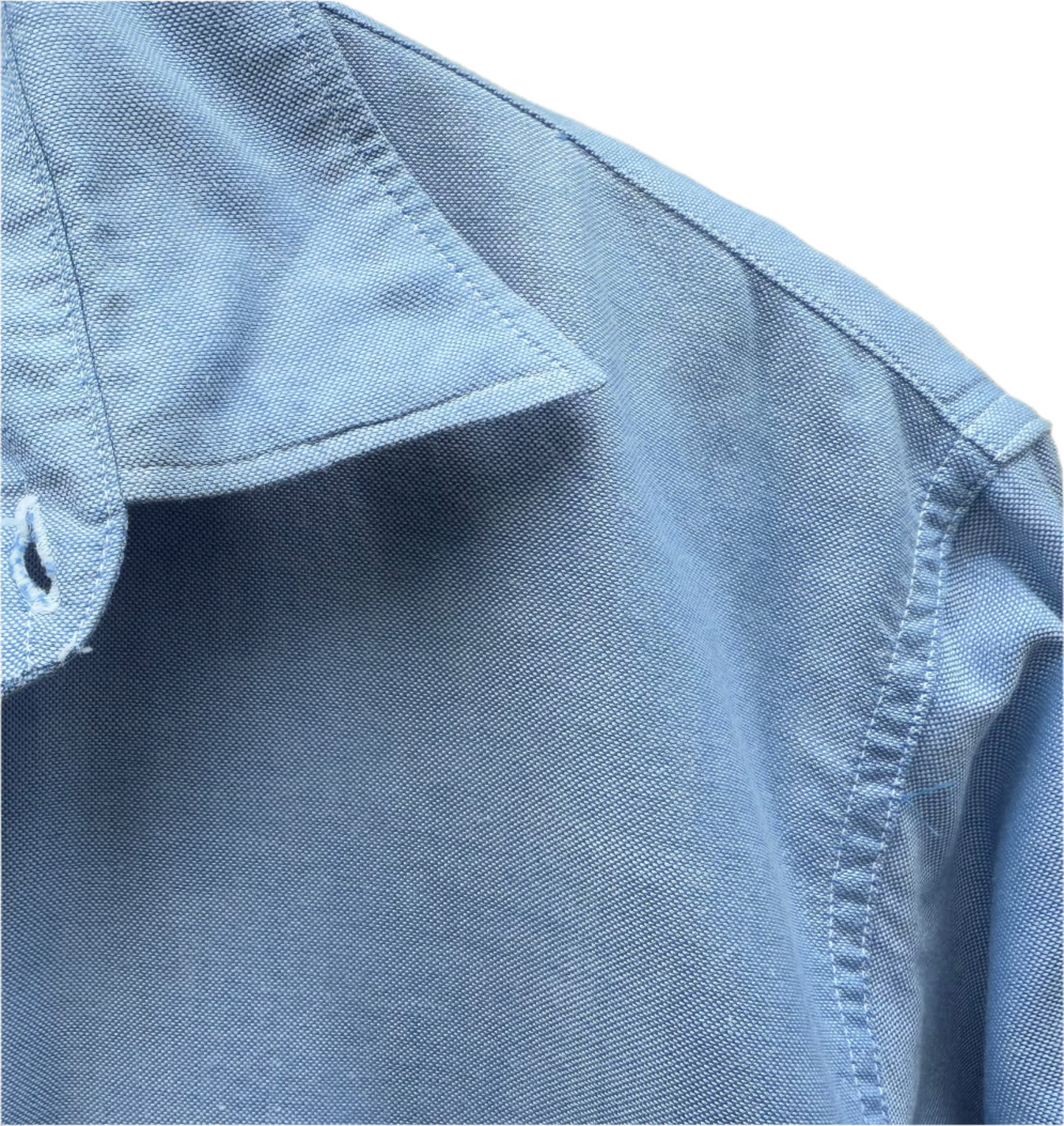 Rare US Air Force Men's Second Style Oxford Blue Dress Uniform Shirt Shade 126