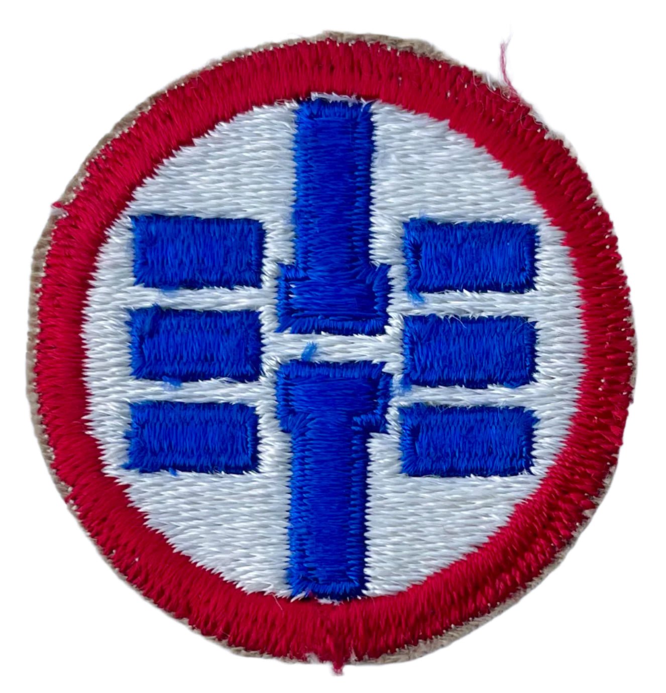 323rd Logistical Command Shoulder Patch Cut Edged - Bateleur Militaria