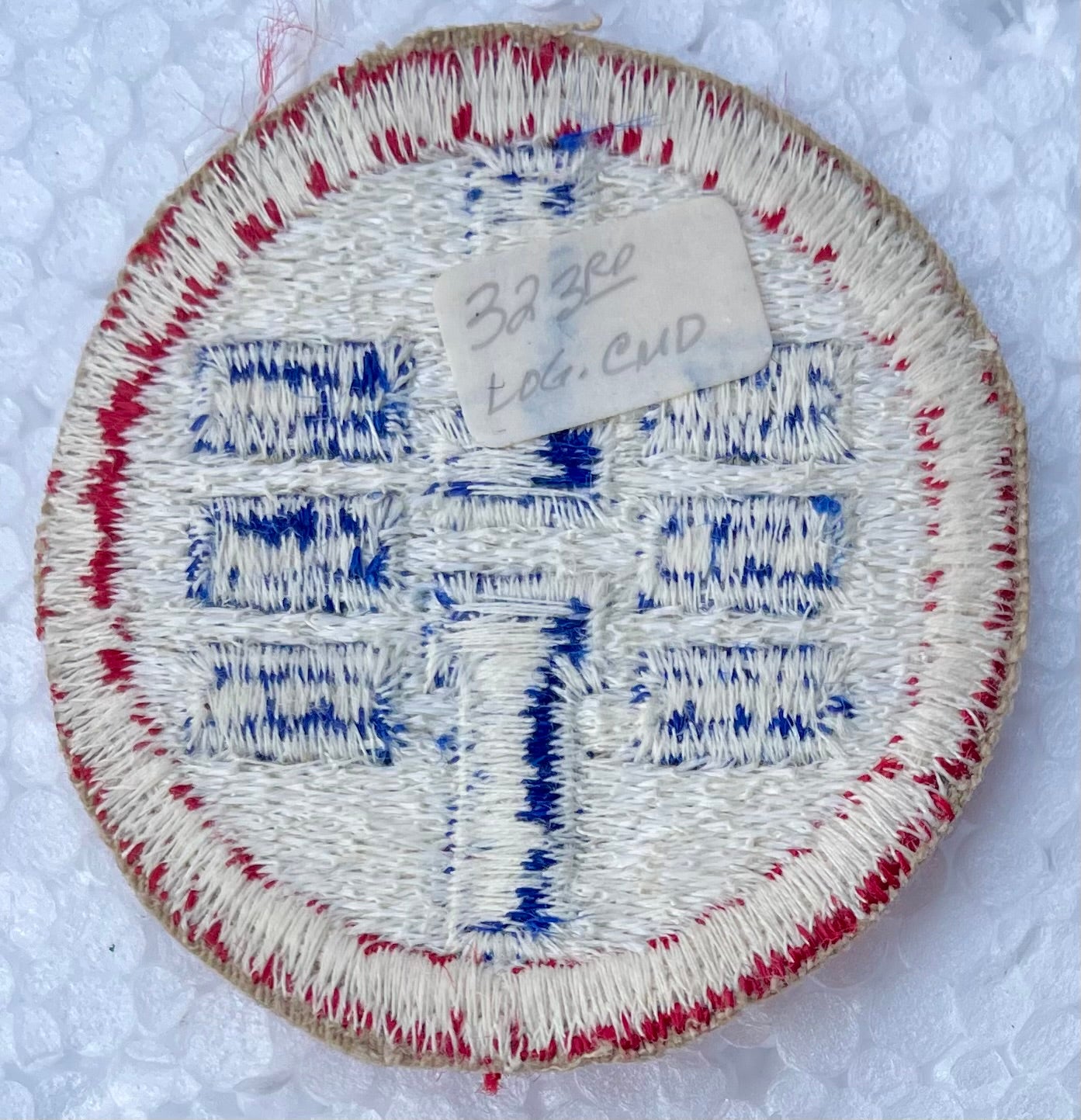 323rd Logistical Command Shoulder Patch Cut Edged