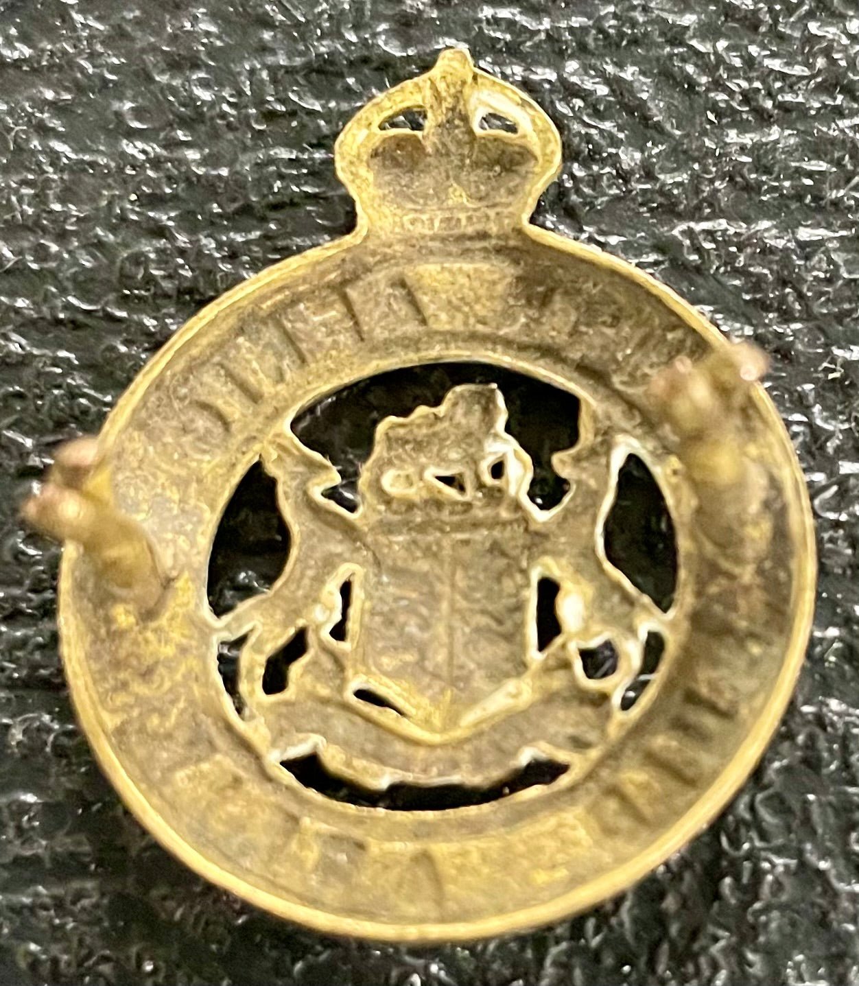 South Africa (UDF) Instructional Corps Collar Badge 1923 - 1926 - Bateleur Militaria