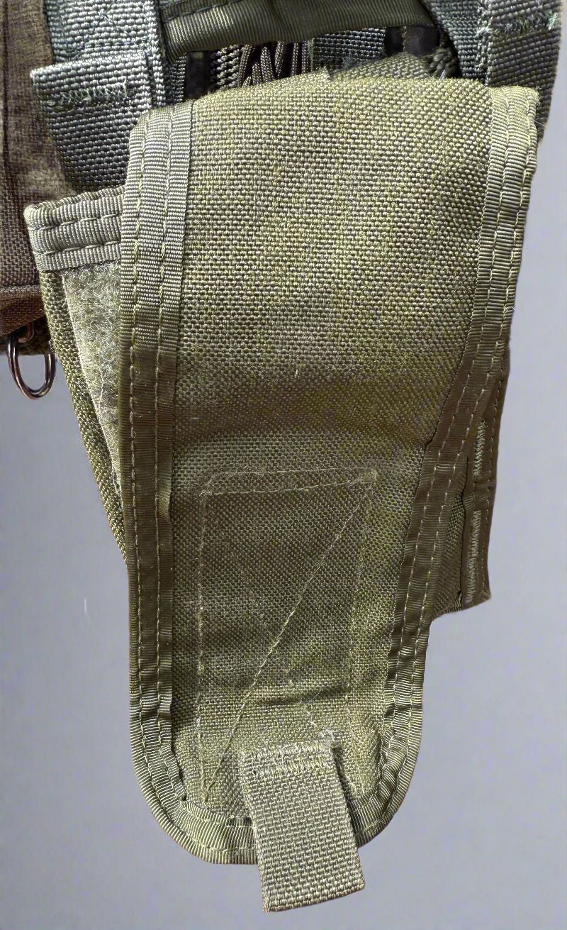 US Army Enhanced Tactical Load bearing Vest w Extra Pouches. - Bateleur Militaria