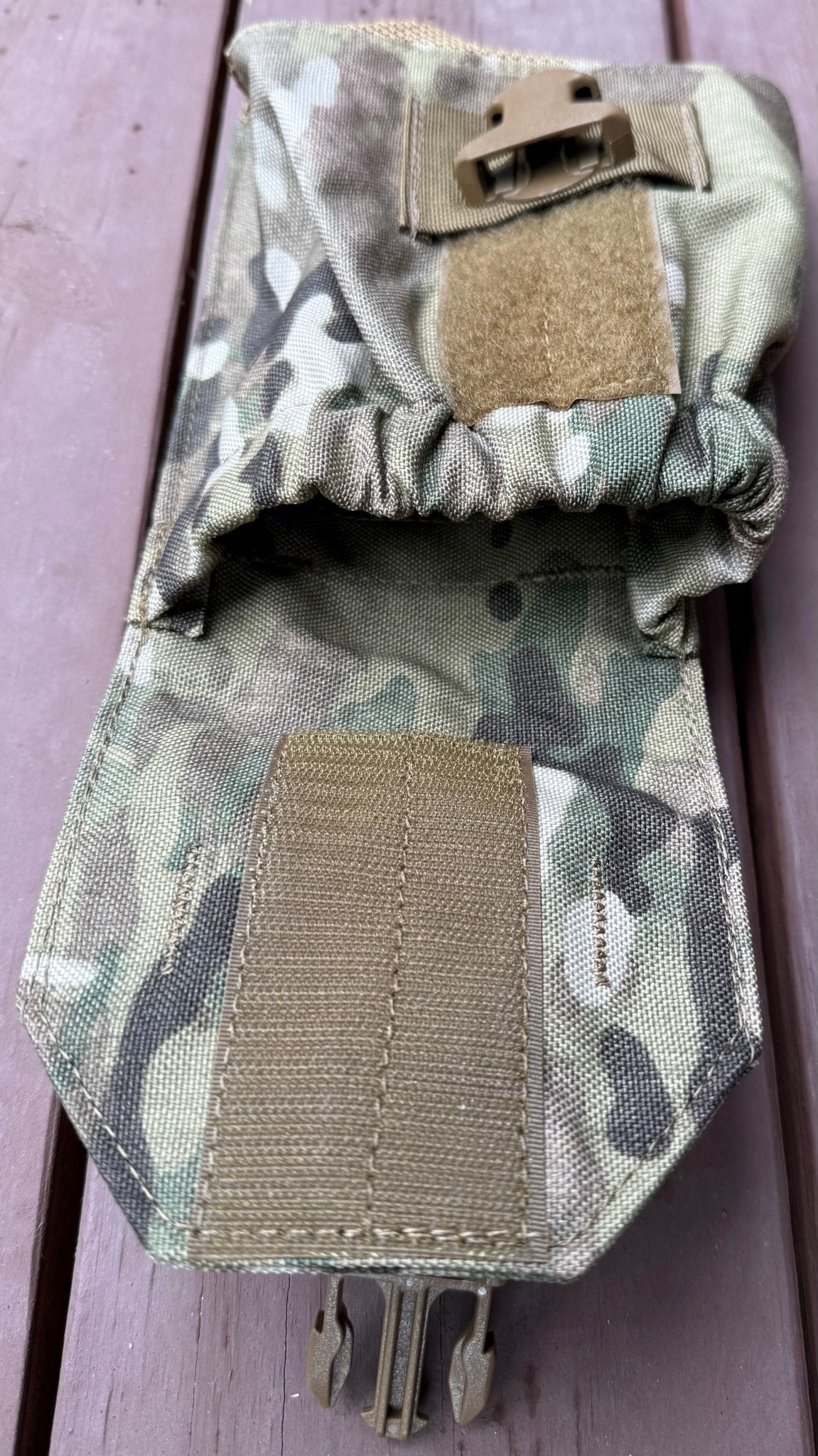 US OCP Molle II Canteen Pouch Mesh Bottom Mint (SP2) - Bateleur Militaria