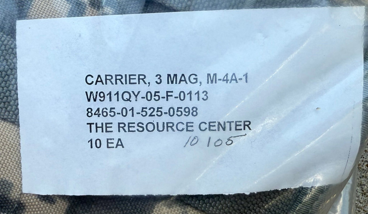 Dealer Lot of 10 US Triple Mag Pouch ACU 3 X 30 Round (NEW) - Bateleur Militaria