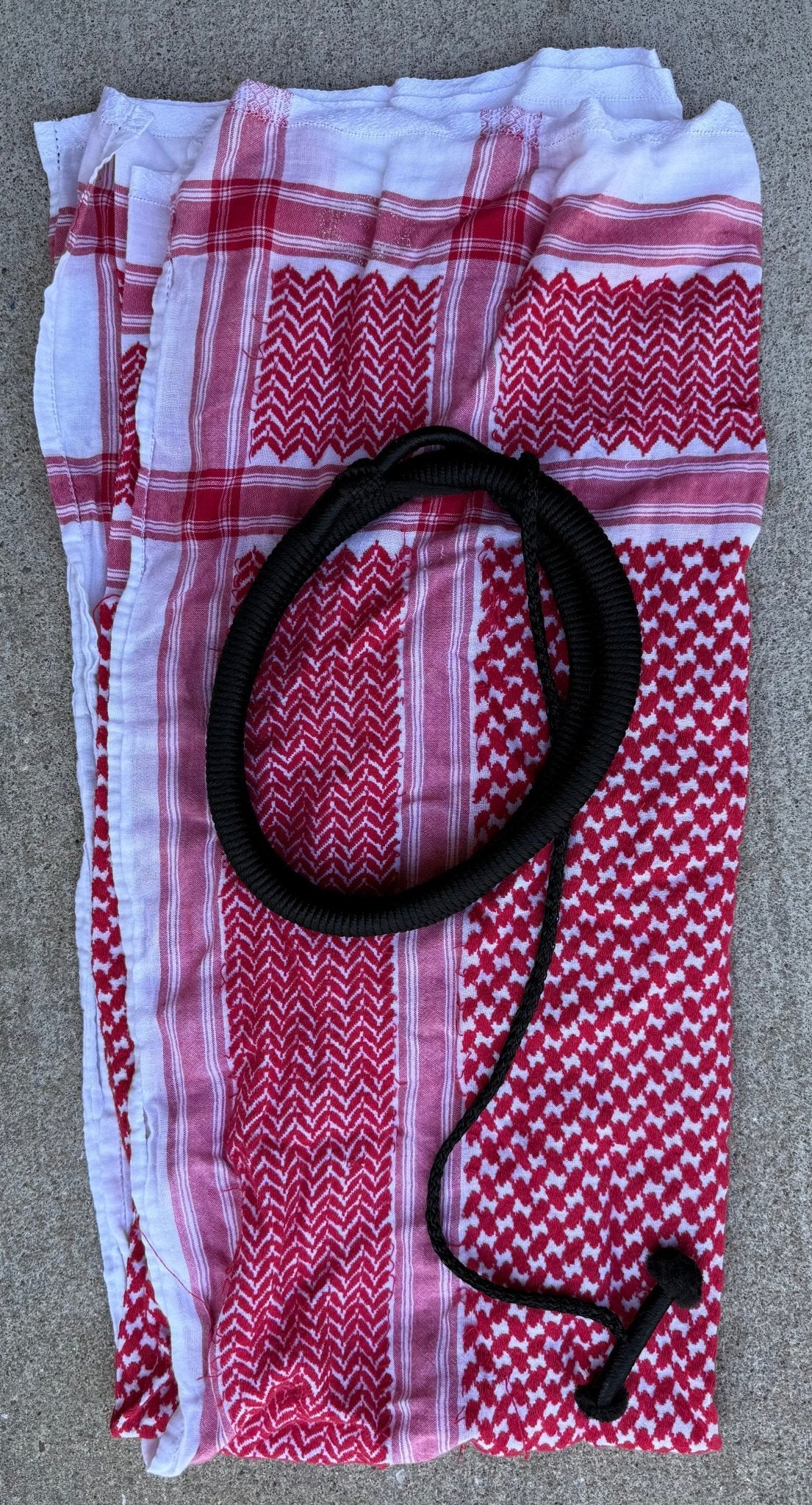 Arabic Traditional Head Cover Keffiyeh Shemagh and Agal Mint