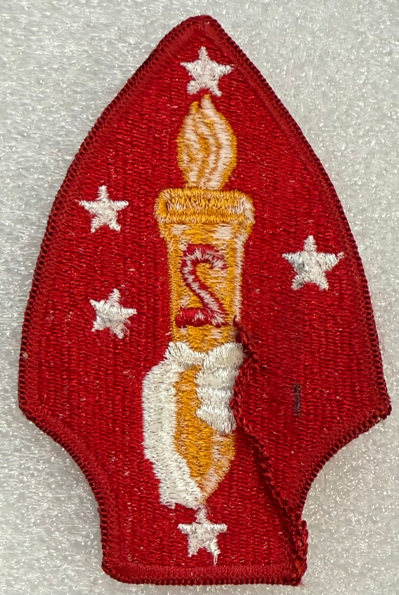 USMC 2nd Marine Division Patch Merrowed Edge - Bateleur Militaria