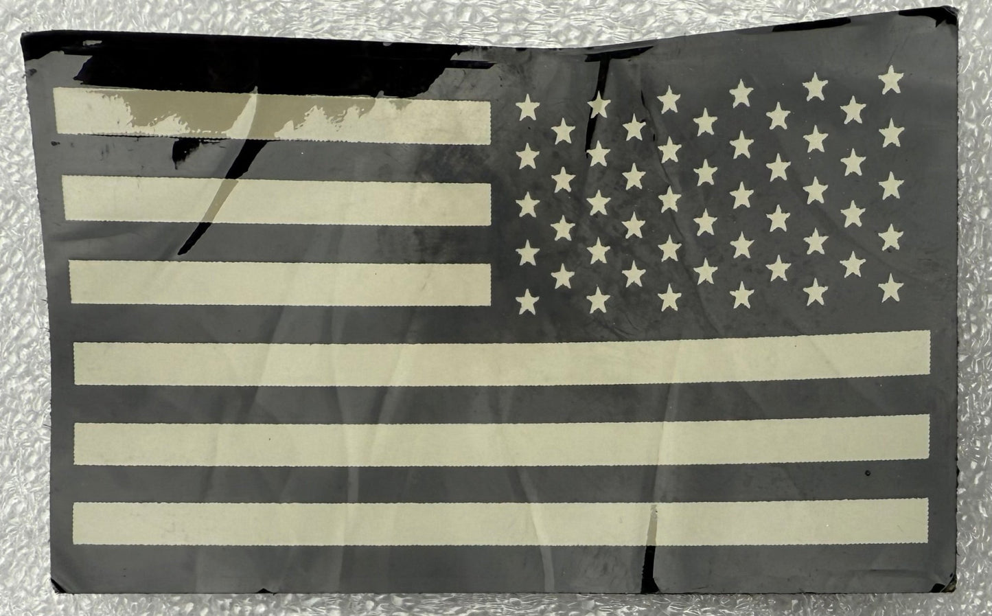 Original US Army IR - Reflective Subdued Flag Hook & Loop Back (URA) - Bateleur Militaria
