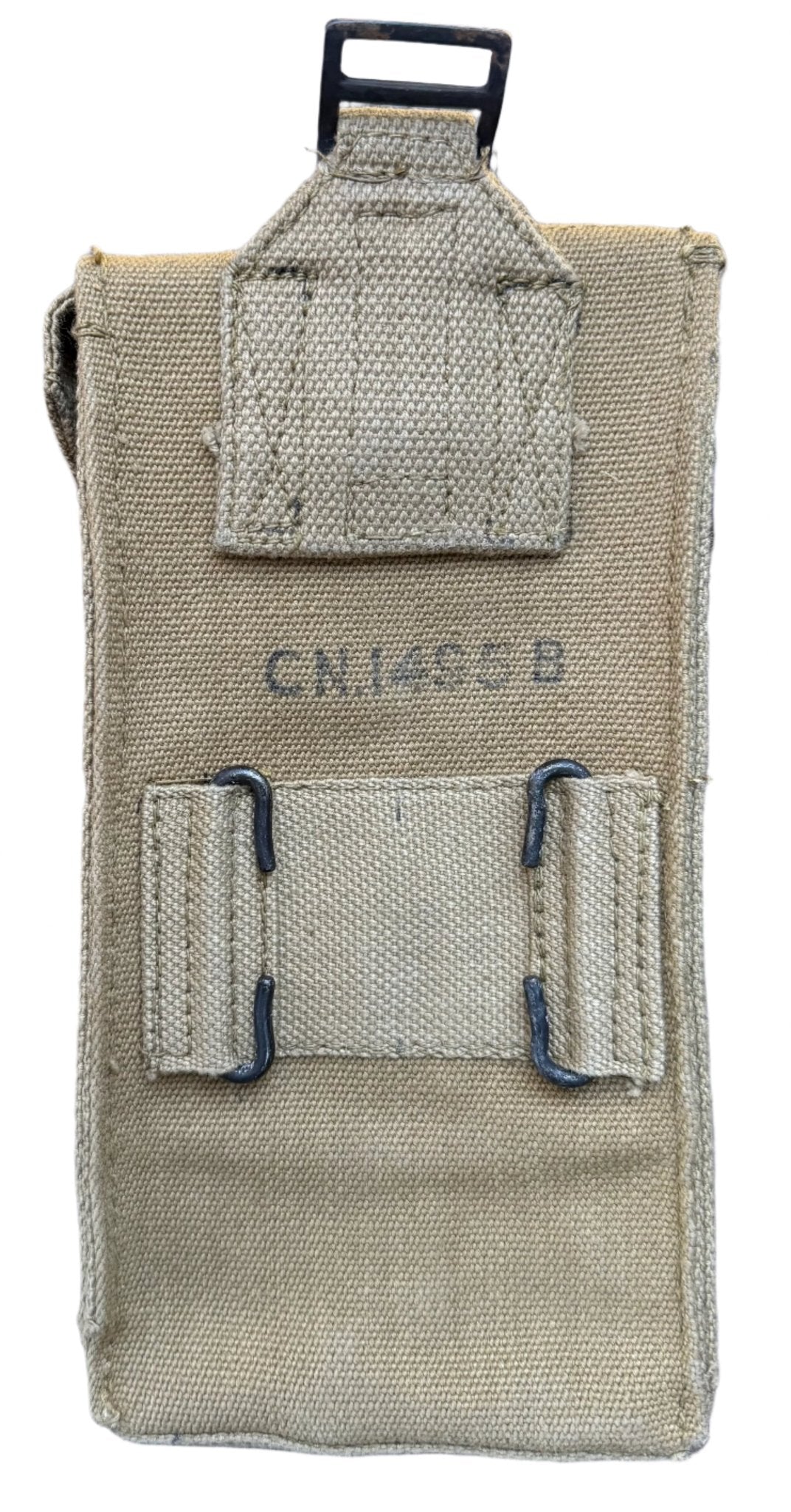 British Army 1937 Pattern Webbing Basic Pouch w Snap - Bateleur Militaria