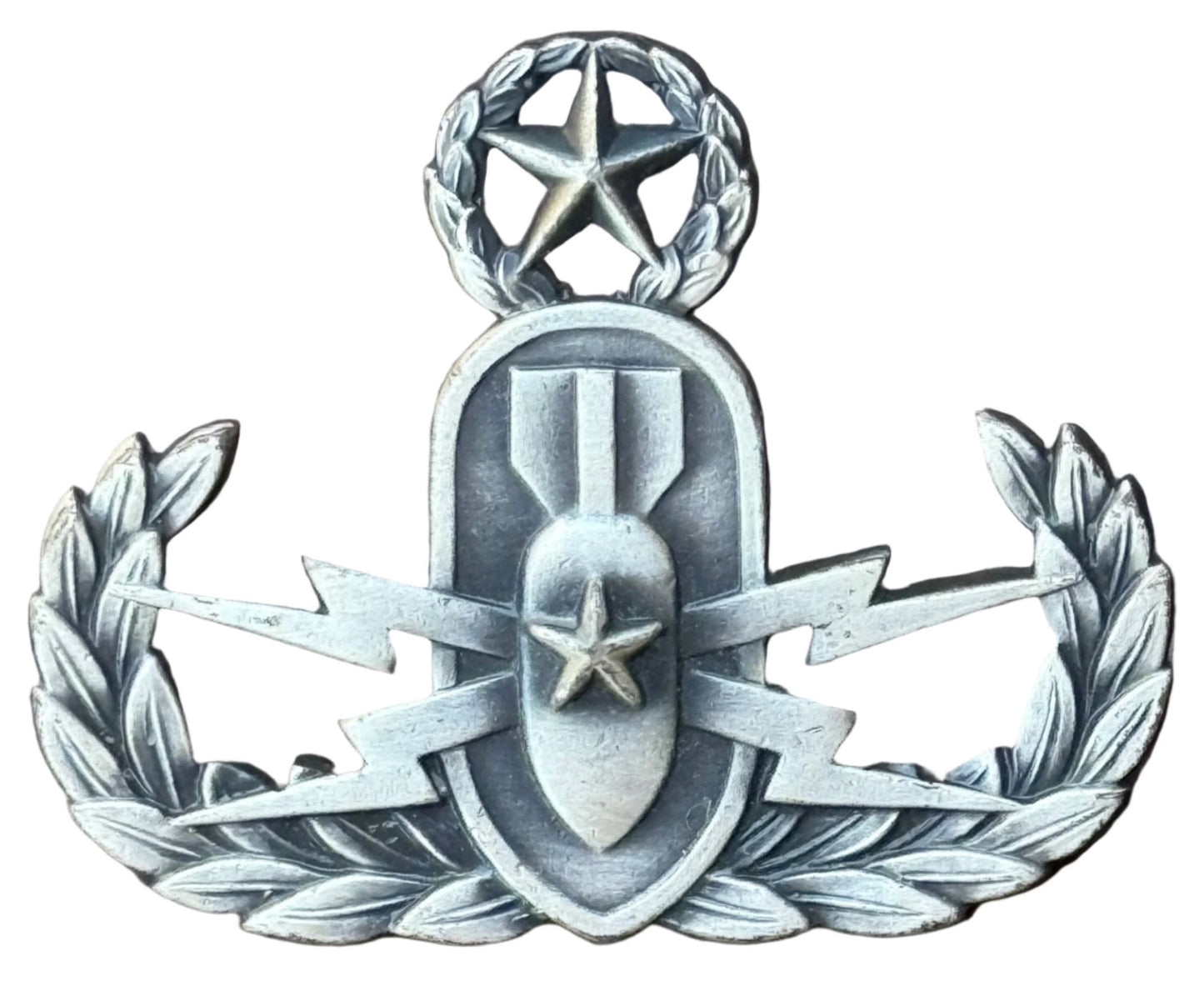 US Military Master Explosive Ordnance Disposal (EOD) Badge Full Size Hallmarked - Bateleur Militaria
