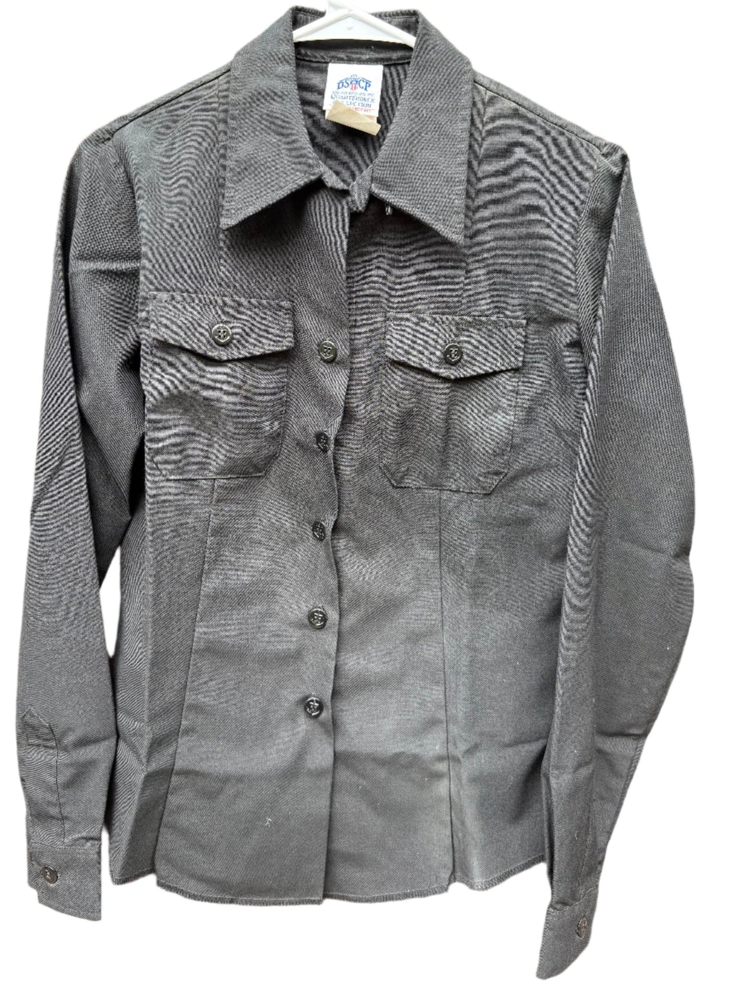 US Navy Woman's Black Dress Shirt - Bateleur Militaria