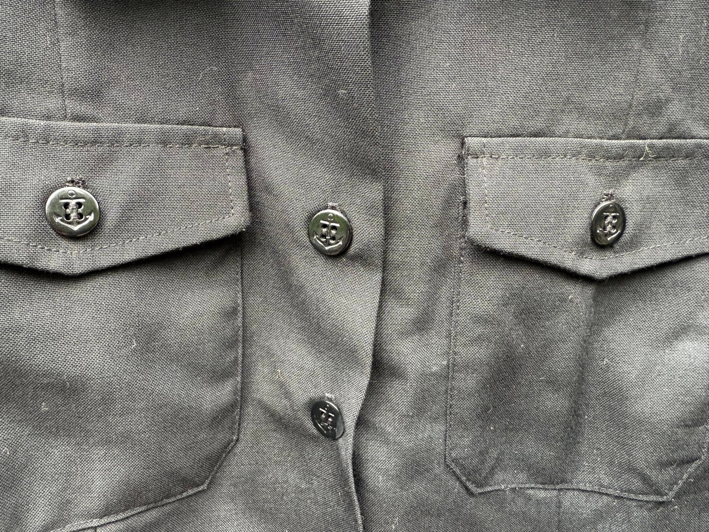 US Navy Woman's Black Dress Shirt - Bateleur Militaria