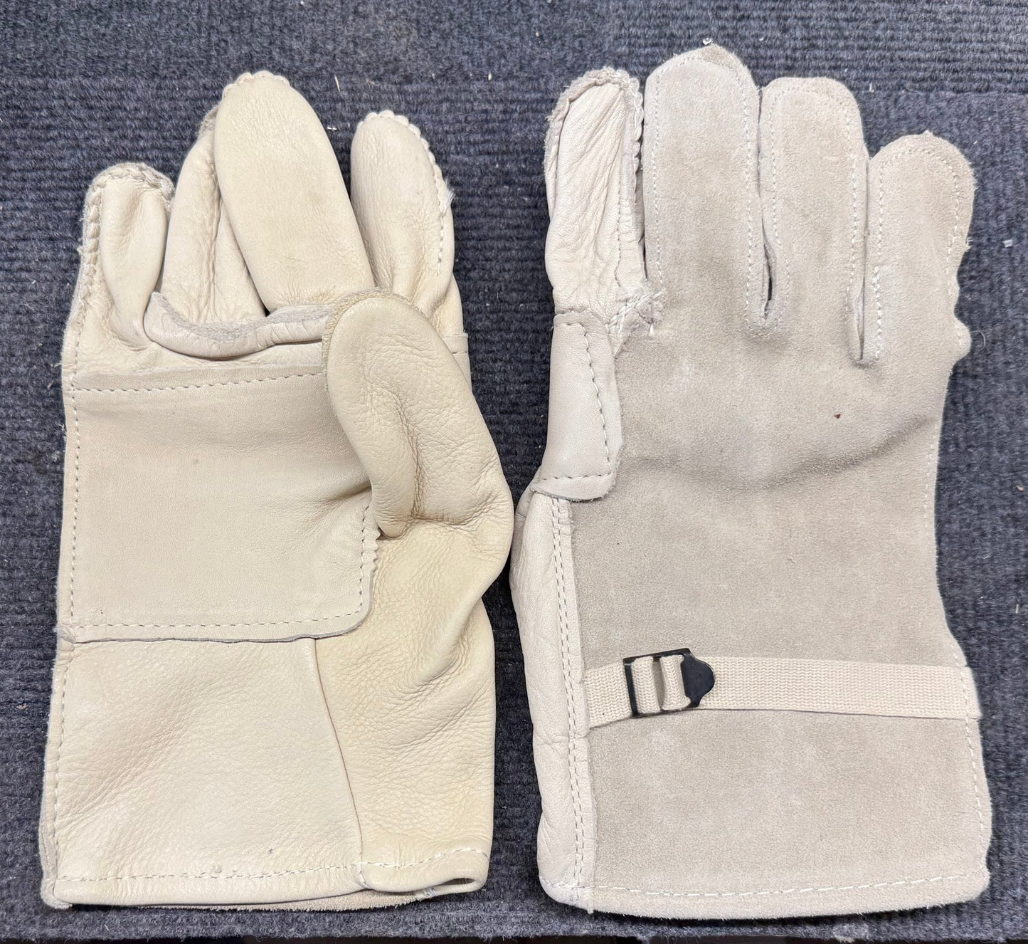 USAF Loadmaster Gloves Heavy Duty Cattle Hide Small - Bateleur Militaria