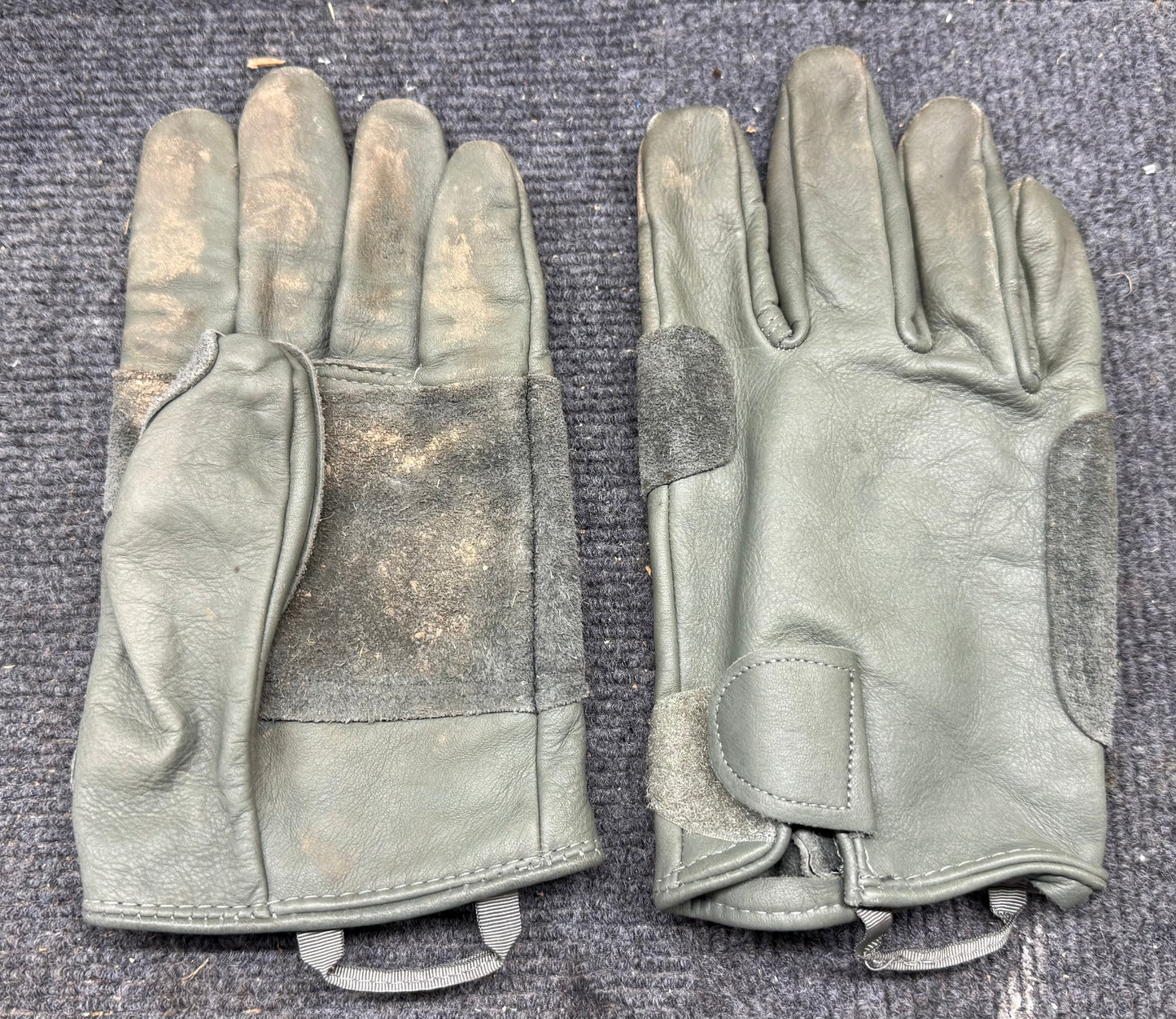 USAF Gloves Light Duty Cattle Hide Large Used