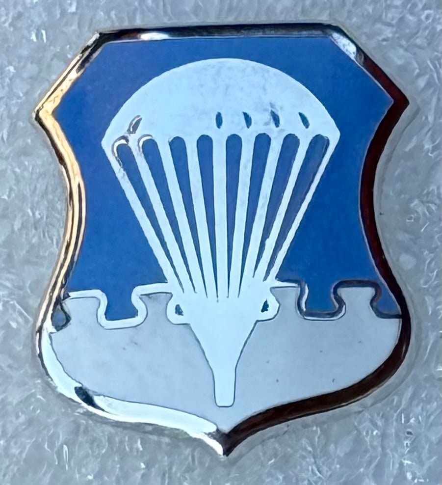 Military US Air Force Paratrooper Badge 1st Issue 1956 - 1963 era Hallmarked