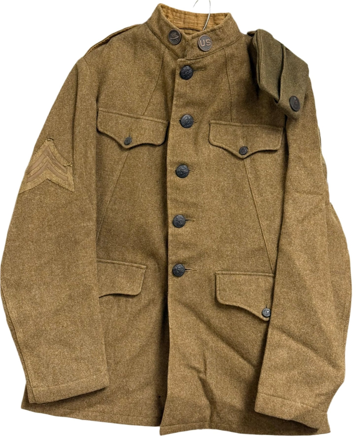 ORIGINAL US Army WW1 Motor Transport Corps Uniform Tunic, Breeches, Cap, Leggings