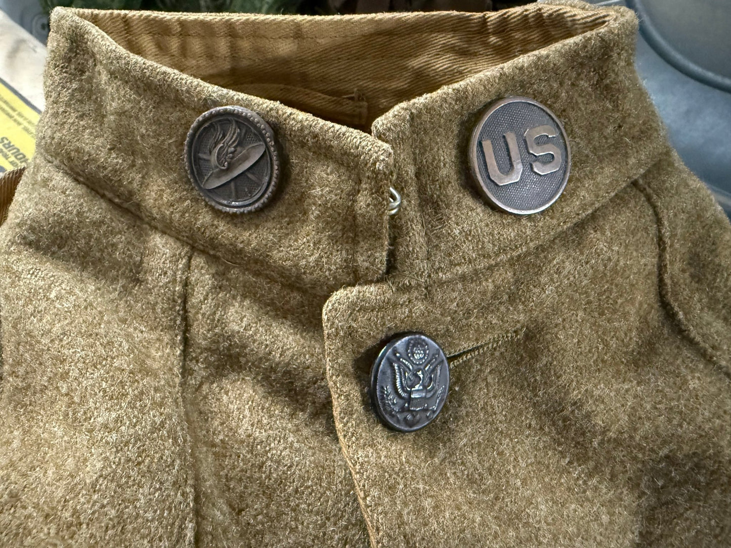 ORIGINAL US Army WW1 Motor Transport Corps Uniform Tunic, Breeches, Cap, Leggings