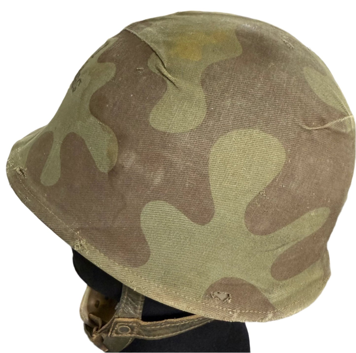 South Africa (SADF) Special Forces (Recce) Training Helmet (West German) with Camo Cover