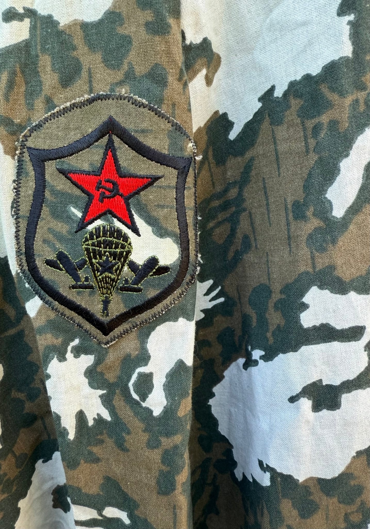 Original Film 1984 Movie “Red Dawn” Movie Prop Soviet KLMK Camouflage Suit - Bateleur Militaria