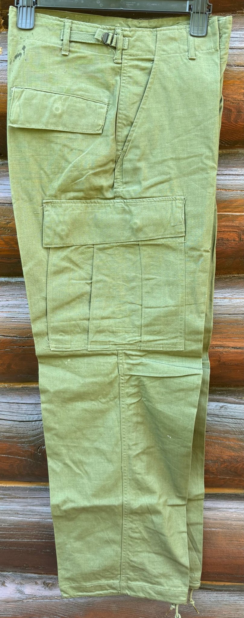 US Vietnam OG-107 Wind Resistant Rip Stop Poplin Cargo Pants Size Small #3