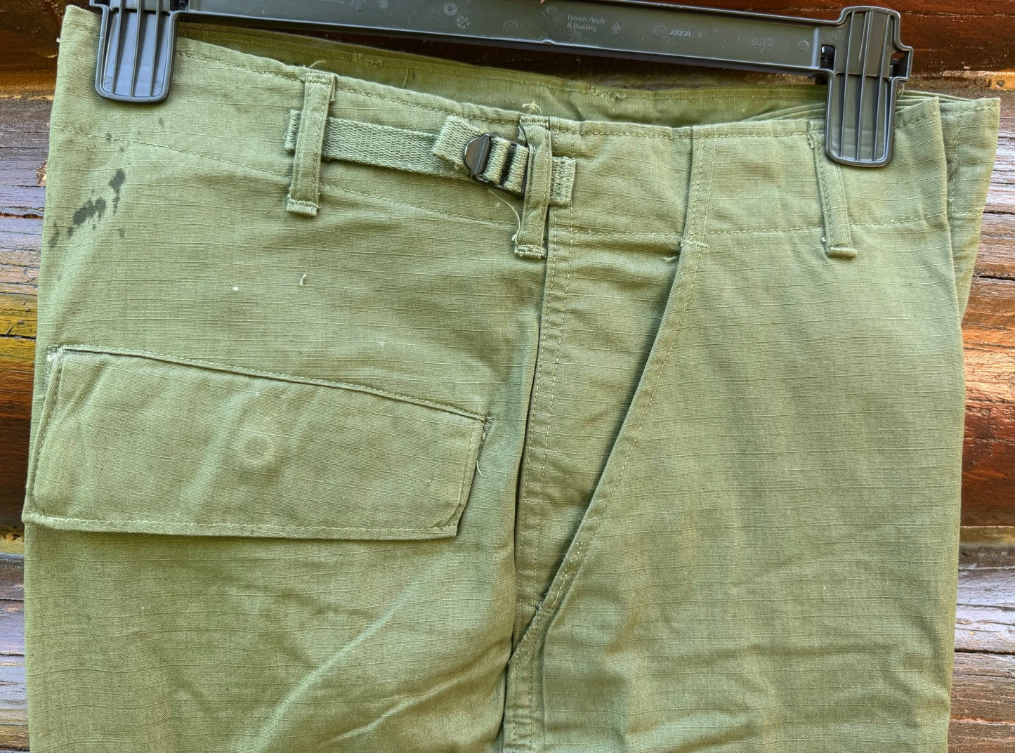 US Vietnam OG-107 Wind Resistant Rip Stop Poplin Cargo Pants Size Small #3