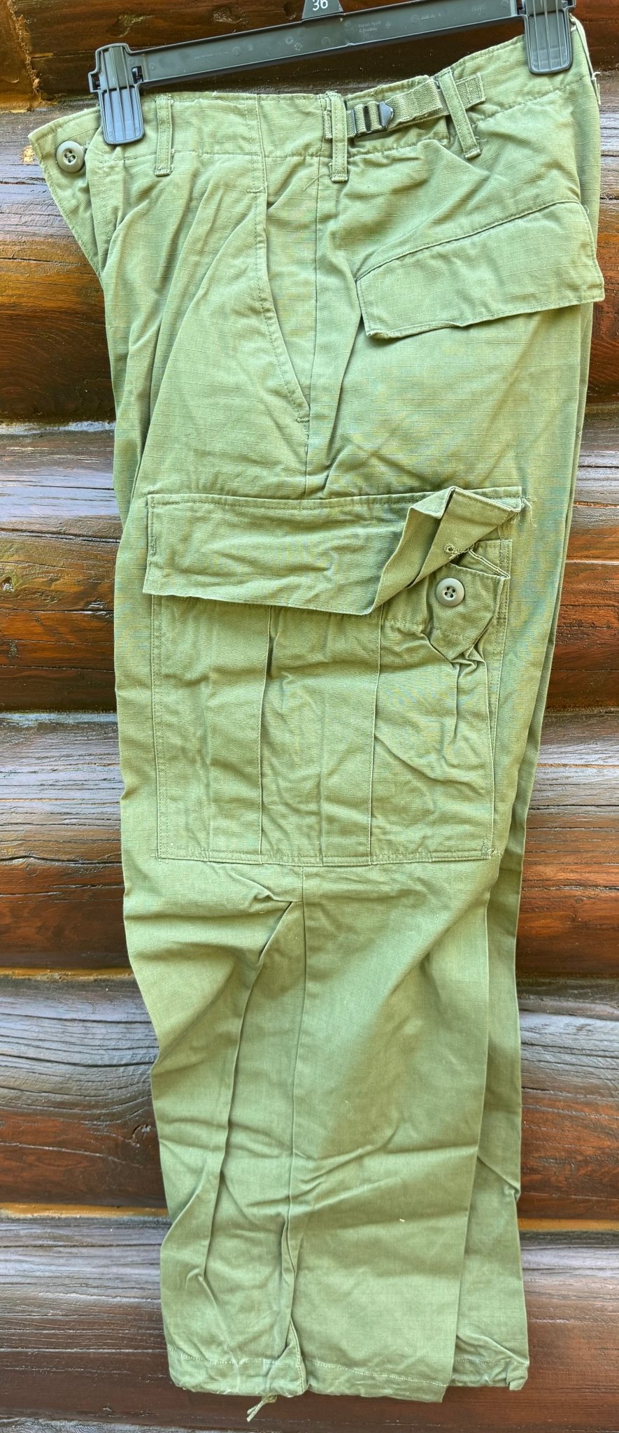 US Vietnam OG - 107 Wind Resistant Rip Stop Poplin Cargo Pants Size Small 5 - Bateleur Militaria