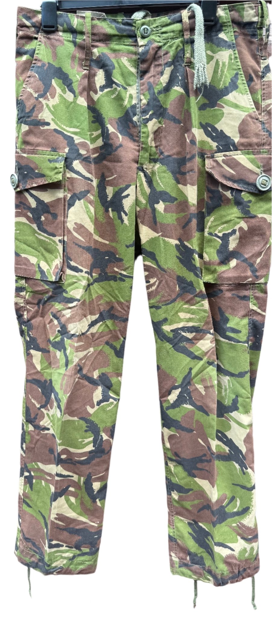 Vintage British Military Pants Adult 85/88/104 Temperate Camo Combat Trousers 34" - Bateleur Militaria