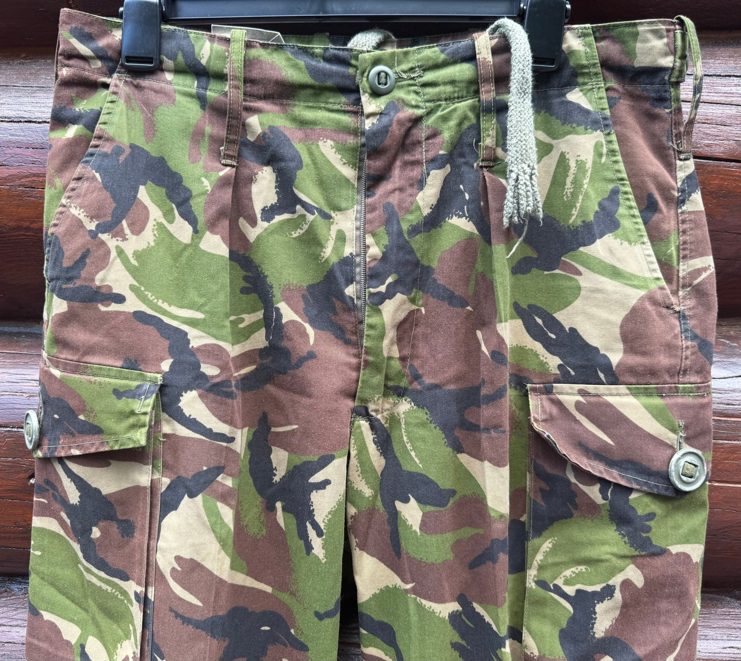 Vintage British Military Pants Adult 85/88/104 Temperate Camo Combat Trousers 34" - Bateleur Militaria