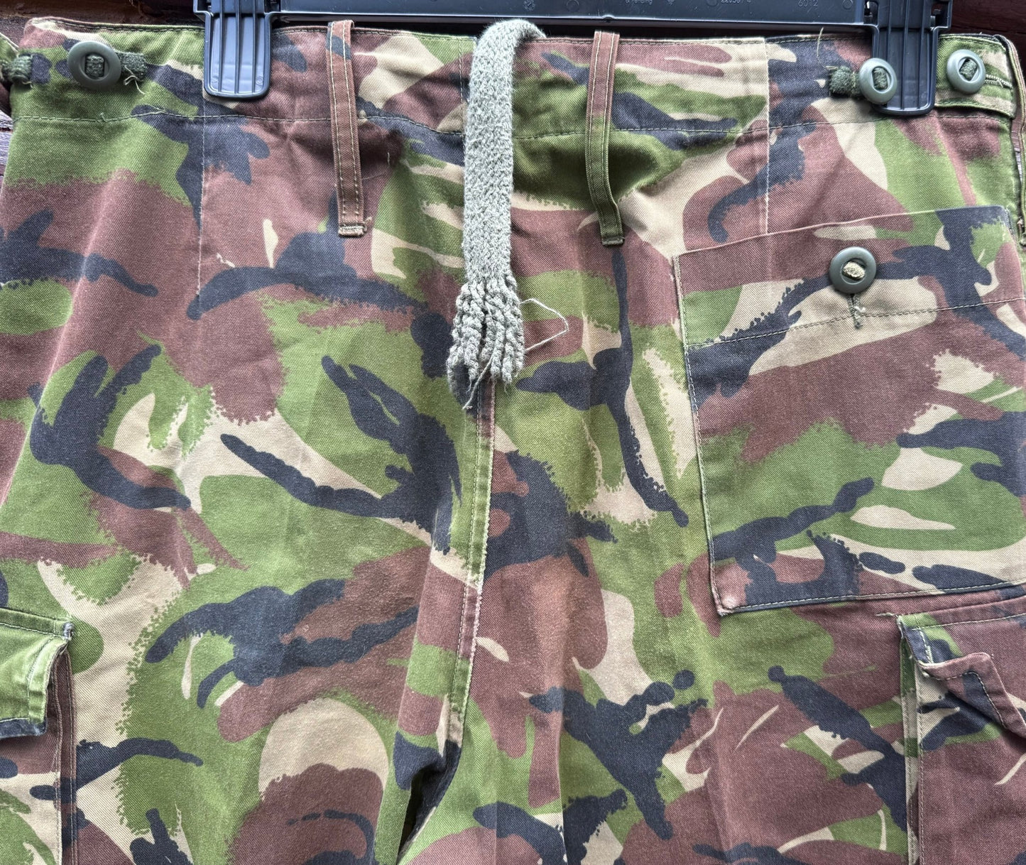 Vintage British Military Pants Adult 85/88/104 Temperate Camo Combat Trousers 34" - Bateleur Militaria