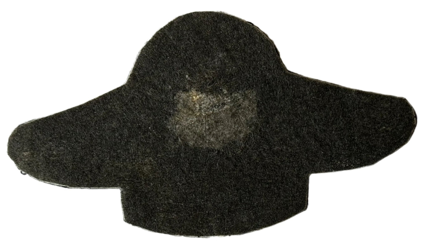 Swaziland Instructor Parachutist Wing White & Gold on Black Felt (Copy)