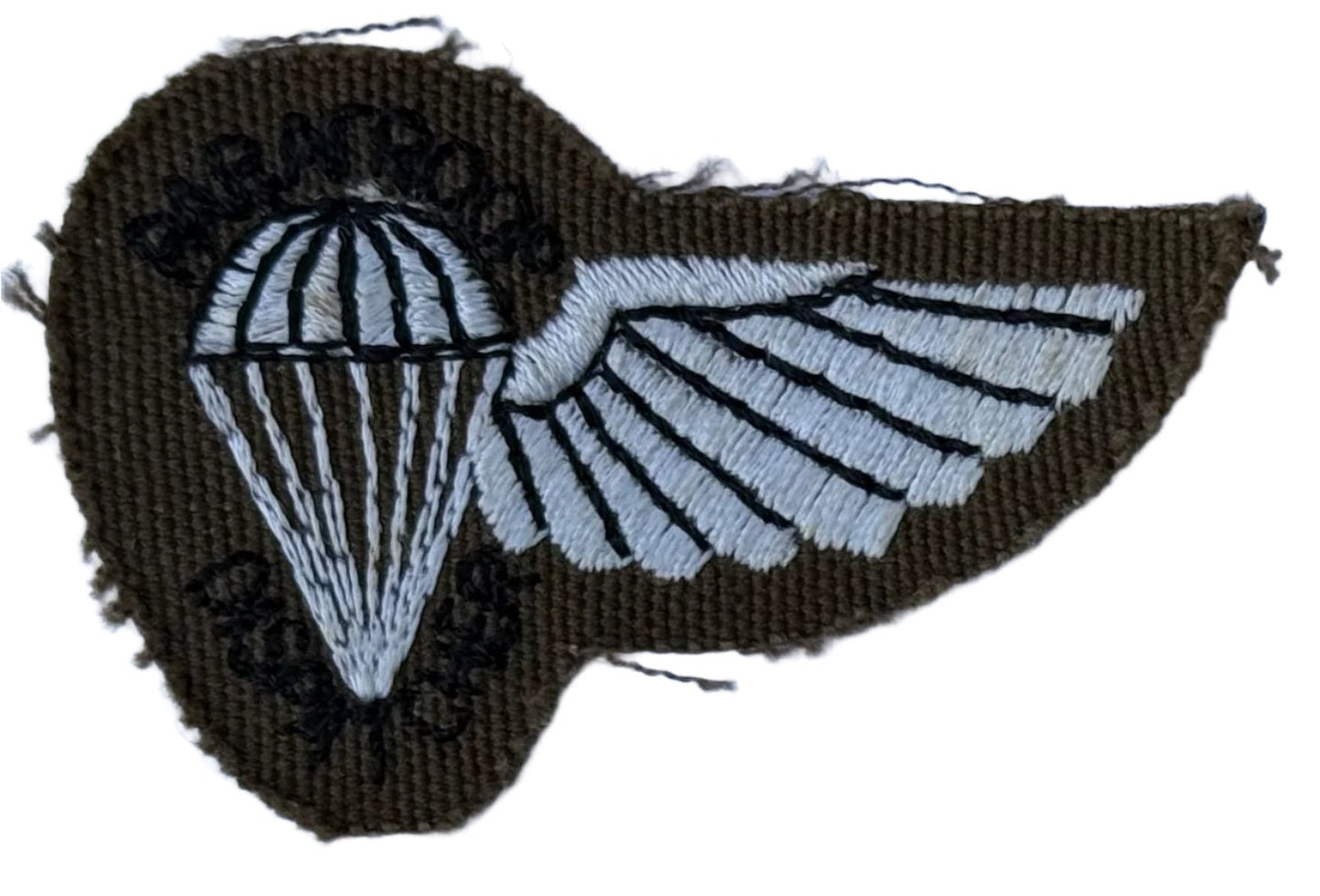 Ciskei Army Parachute Dispatcher Wings White Wing on Nutria