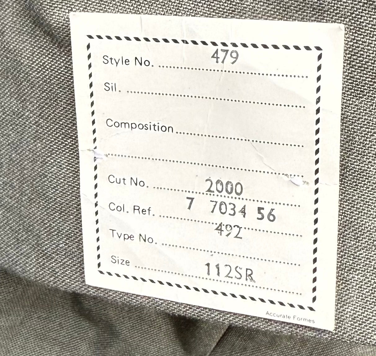 South West Africa (SWATF) Services Dress Tunic 2nd Issue Size 112/XL Mint Dated 1986