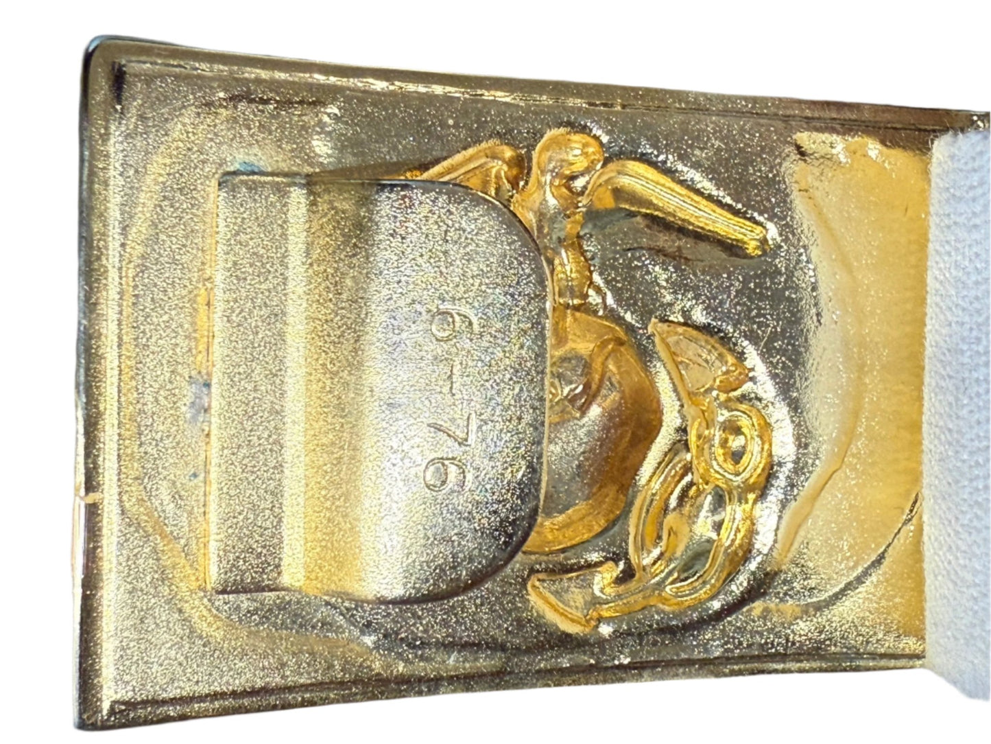 USMC Senior NCO White Dress Blues Belt & Buckle 2 - Bateleur Militaria