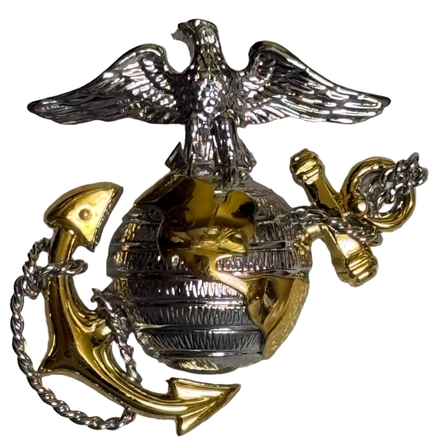 USMC P1960 Officer's Dress Uniform Cap EGA Hallmark V - 21 Vanguard - Bateleur Militaria