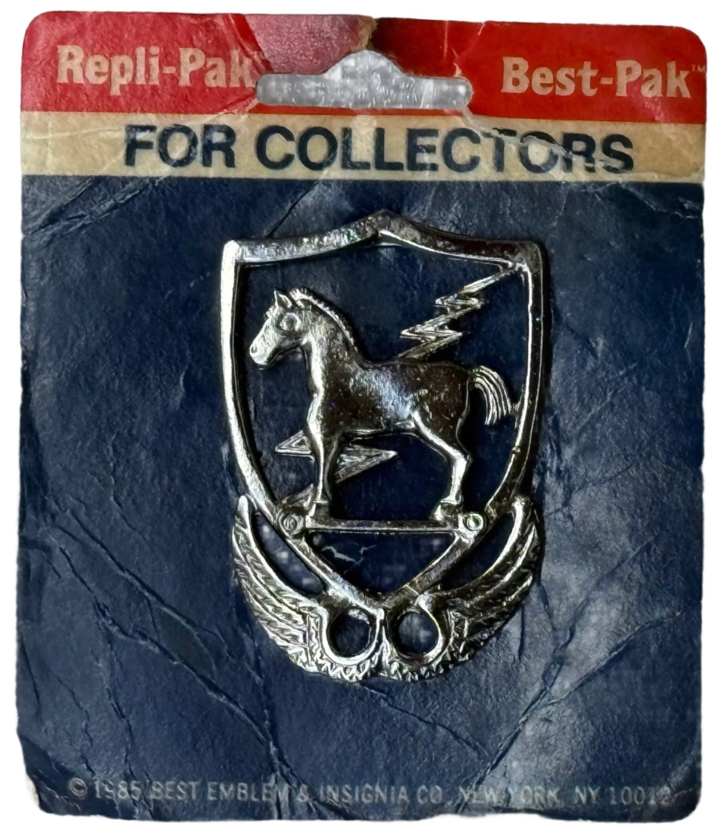 US Army 10th Special Forces Trojan Horse Beret Badge 1950's (Collectors Copy)