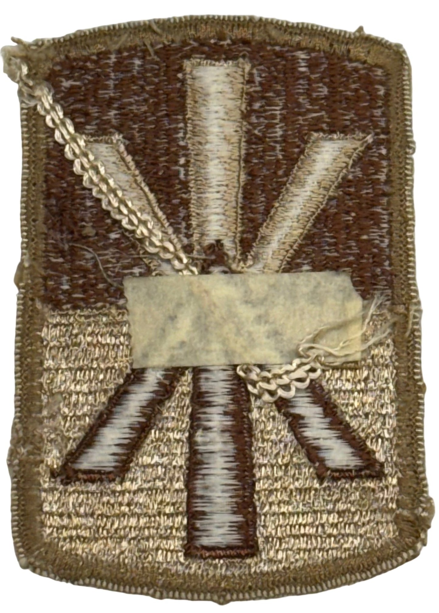 US Army 11th Air Defense Artillery Brigade SSI/Patch Desert Merrowed Edge - Bateleur Militaria