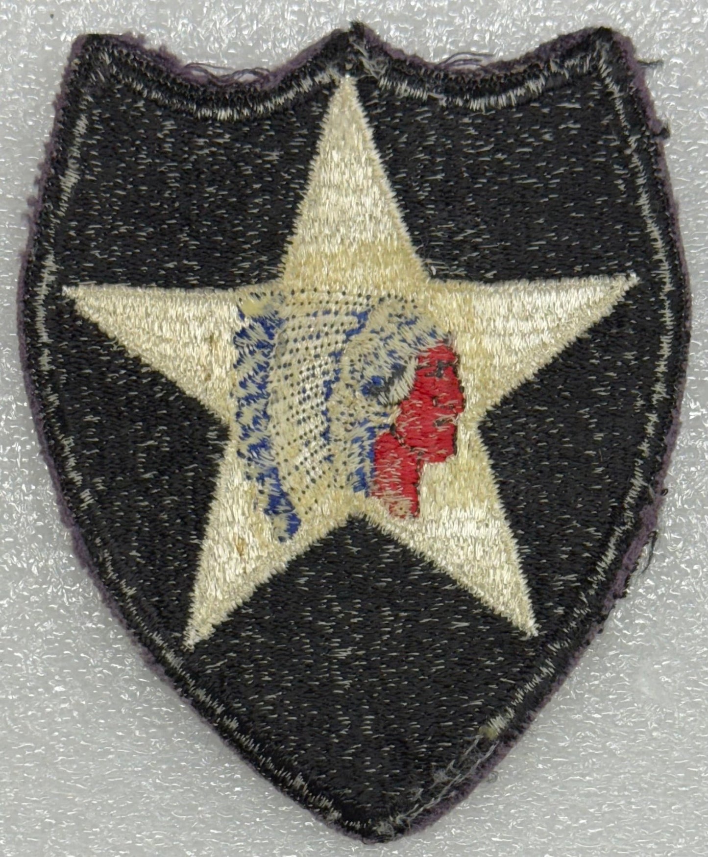 US Army 2nd Infantry Division Color SSI/Patch Cut Edge (11/6/1918 - ) - Bateleur Militaria