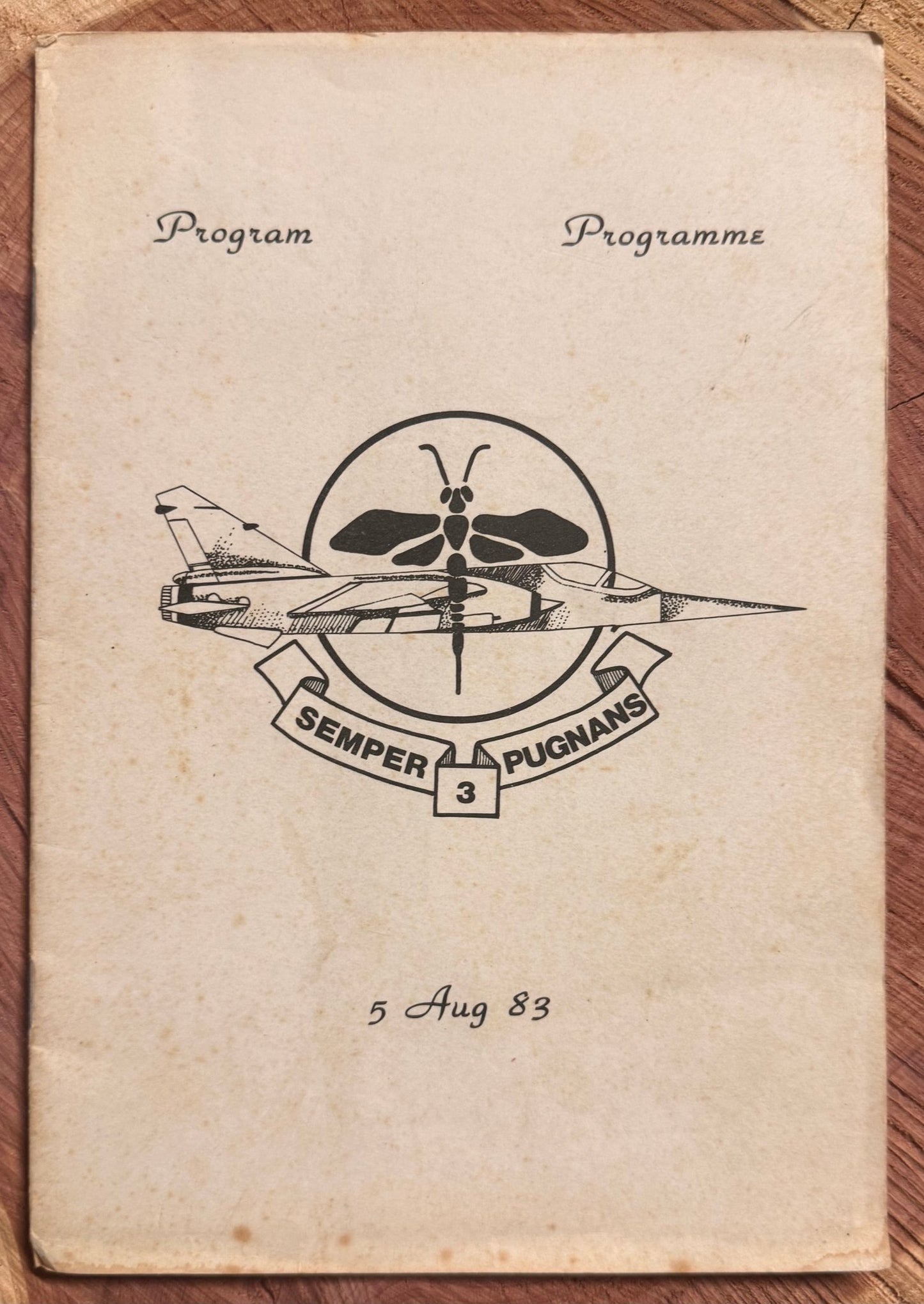 South Africa (SAAF) 3 Squadron Closing Down Parade Program - Bateleur Militaria