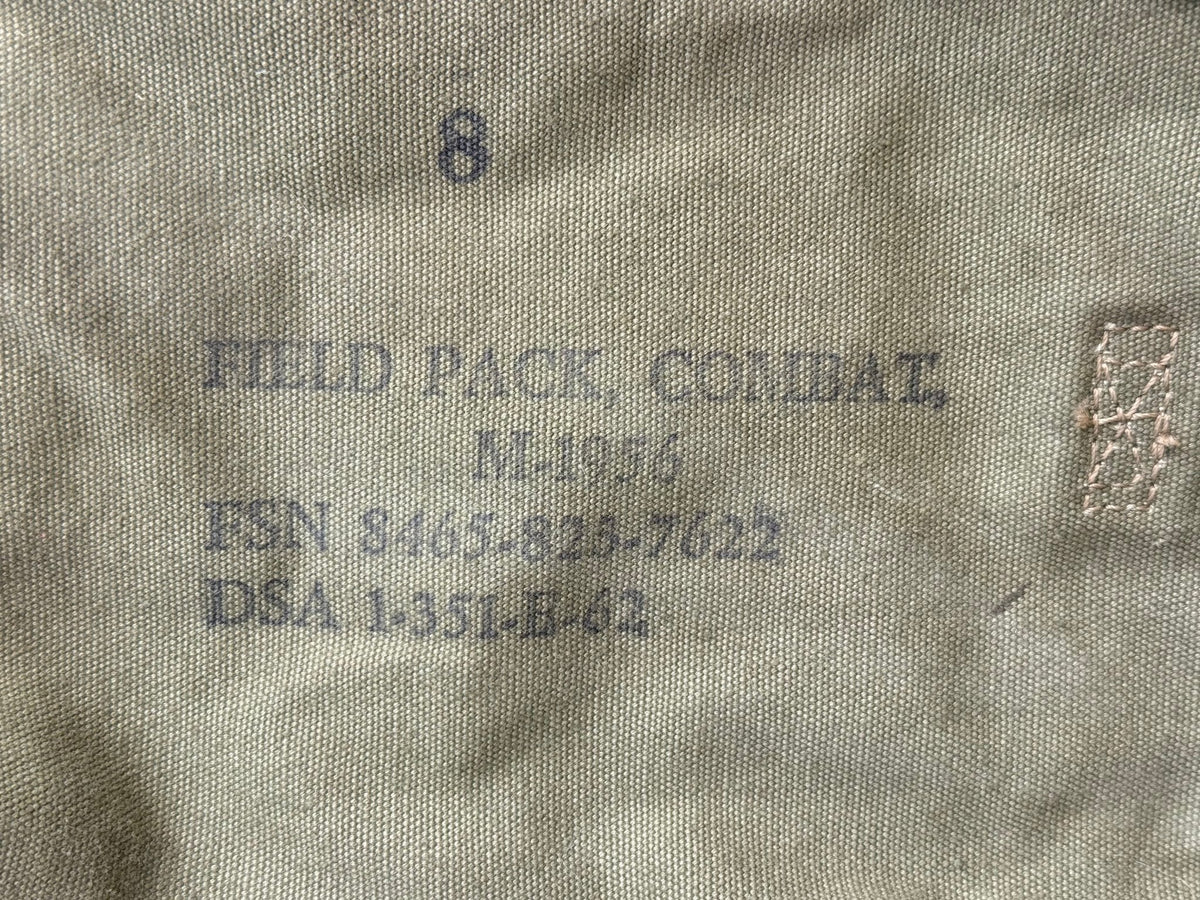 US Vietnam M1961 Combat Field Pack 'Butt Pack' Dated 1962 - Bateleur Militaria