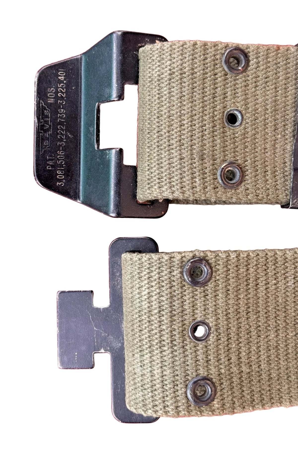 US Vietnam M1967 Individual Equipment Belt Davis Buckle Large 41" 1 - Bateleur Militaria