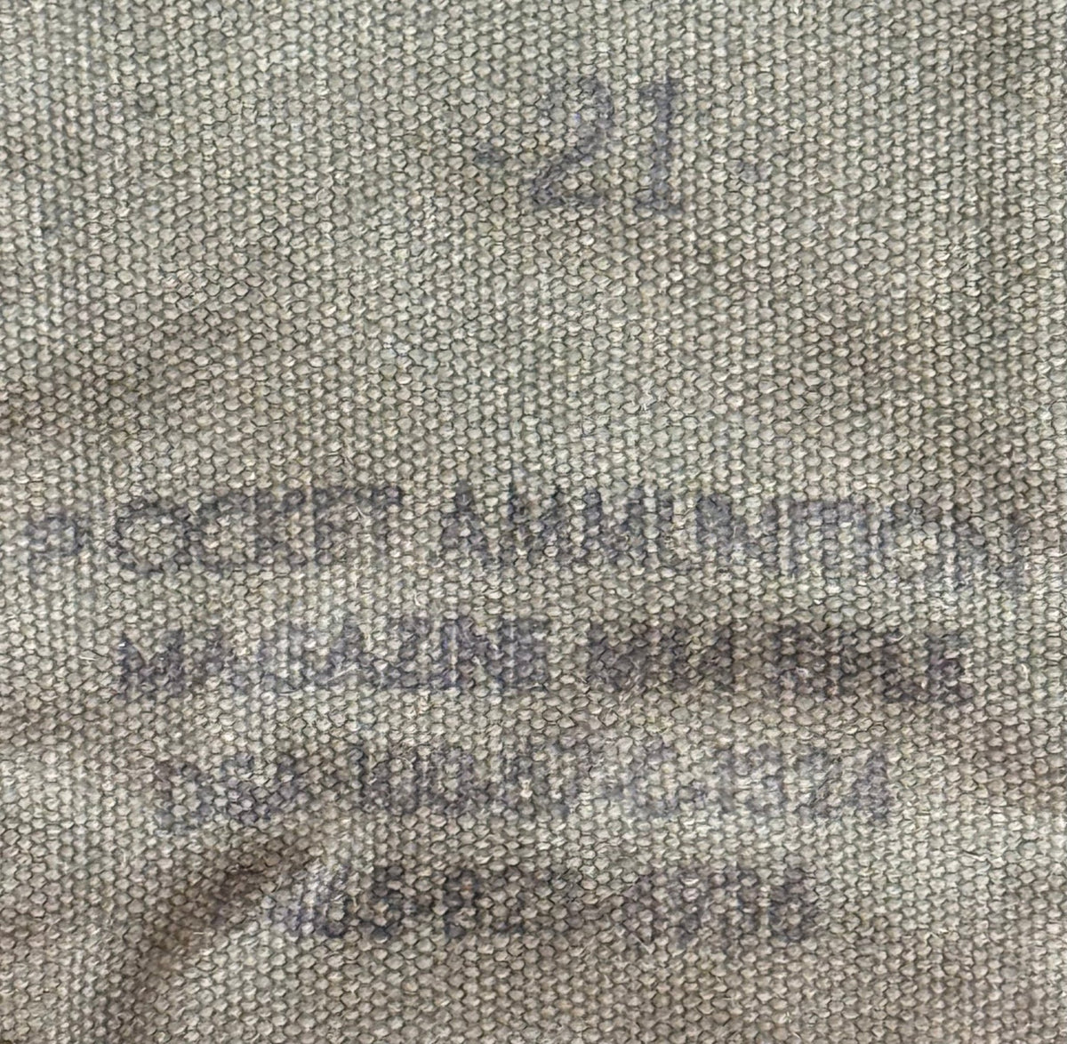 USMC Vietnam M1961 Ammunition Pouch Dated 1967 Long Flap 1 - Bateleur Militaria
