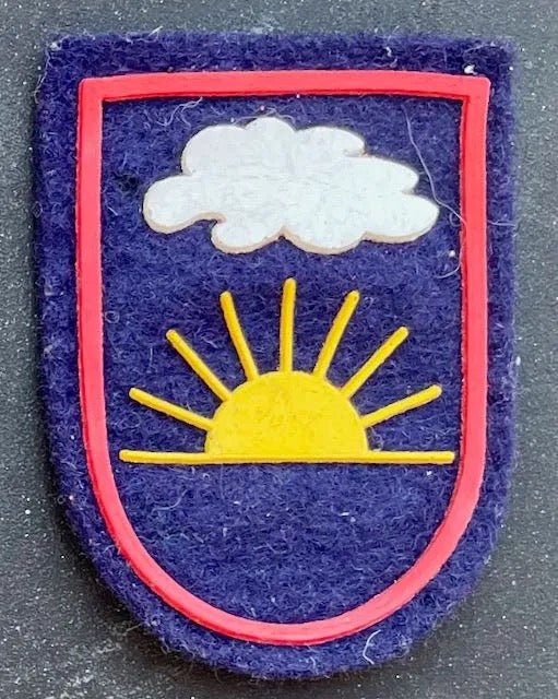 Belgium Air Force Weather Squadron Patch on Felt - Bateleur Militaria