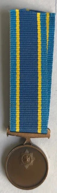 South Africa Police 75 Year Anniversary Medal Miniature