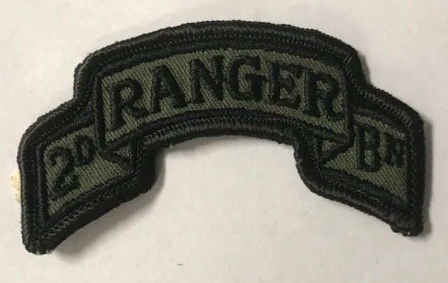 US Army 2nd Ranger Battalion Tab Subdued