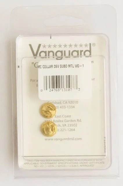 USMC Warrant Officer 1 Subdued Collar Rank Insignia Set - Bateleur Militaria