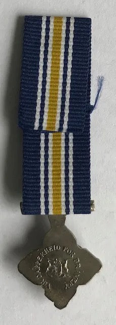 South Africa Police Cross for Bravery Silver Miniature