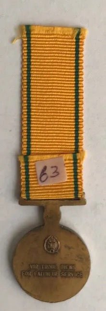 South Africa Prison Faithful Service Medal Miniature - Bateleur Militaria