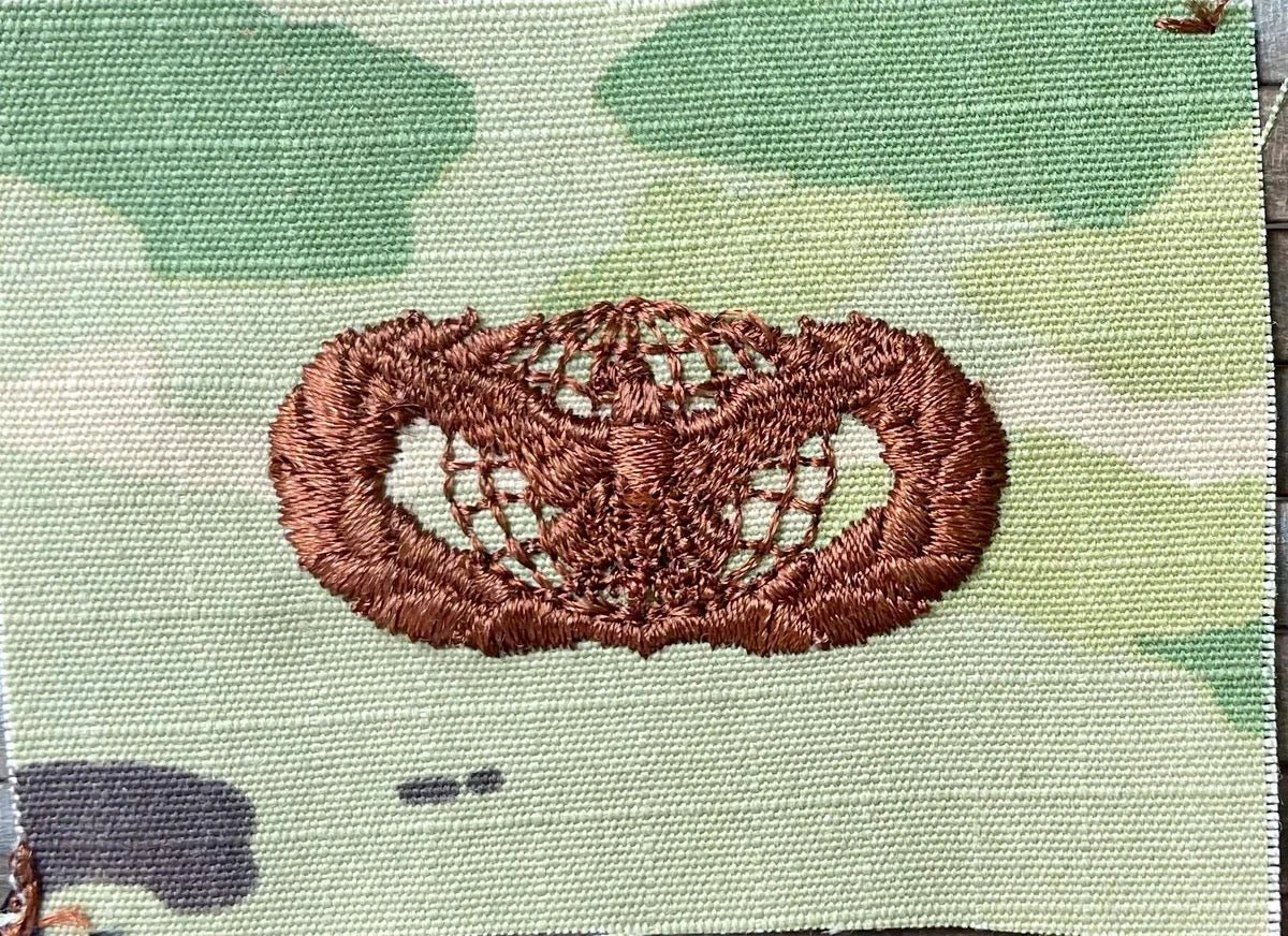 US Air Force Basic Force Protection Breast Badge OCP