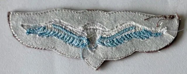 South Africa (SADF) Basic Parachute Wings 1st Issue (Steel Blue)