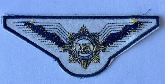 South Africa Police Pilot Wings on Blue Large - Bateleur Militaria