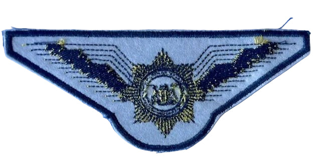South Africa Police Pilot Wings on Blue Large - Bateleur Militaria