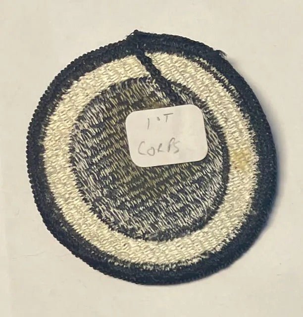 US Army I Corps Patch Merrowed Edge - Bateleur Militaria
